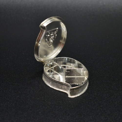 Silver Haldi Kumkum Karanda